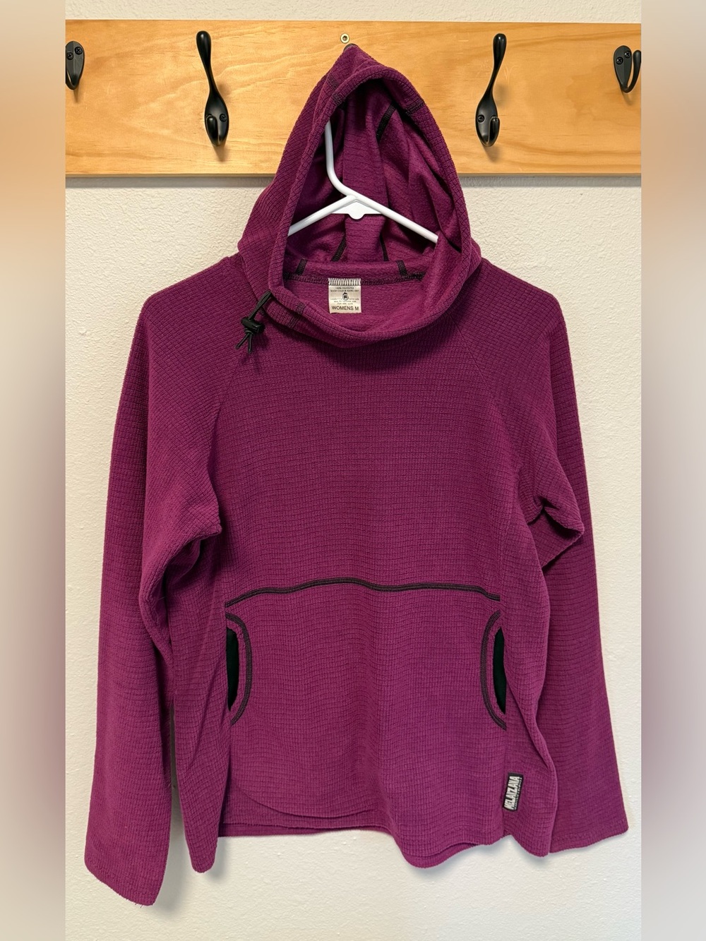 Women’s Melanzana V1 microgrid hoodie size Medium